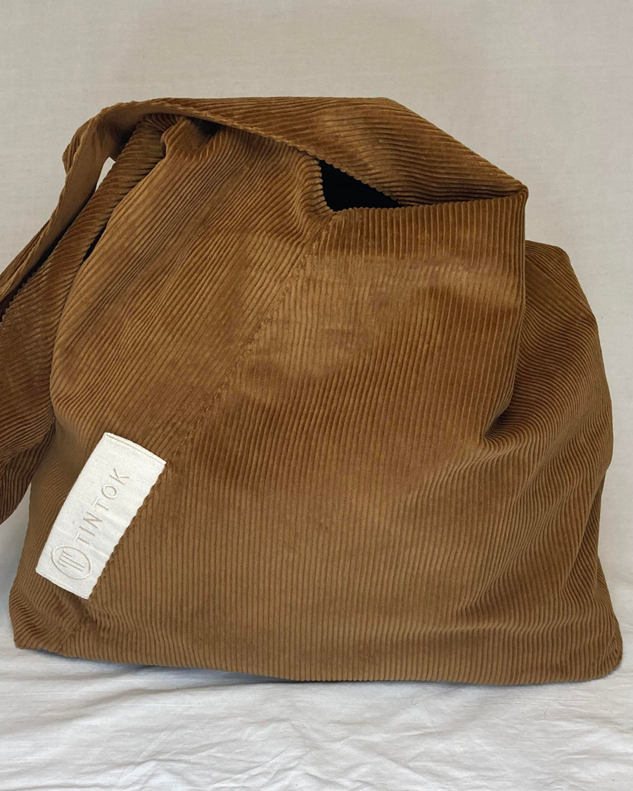 Arti Velvet Corduroy Bag - Caramel Café