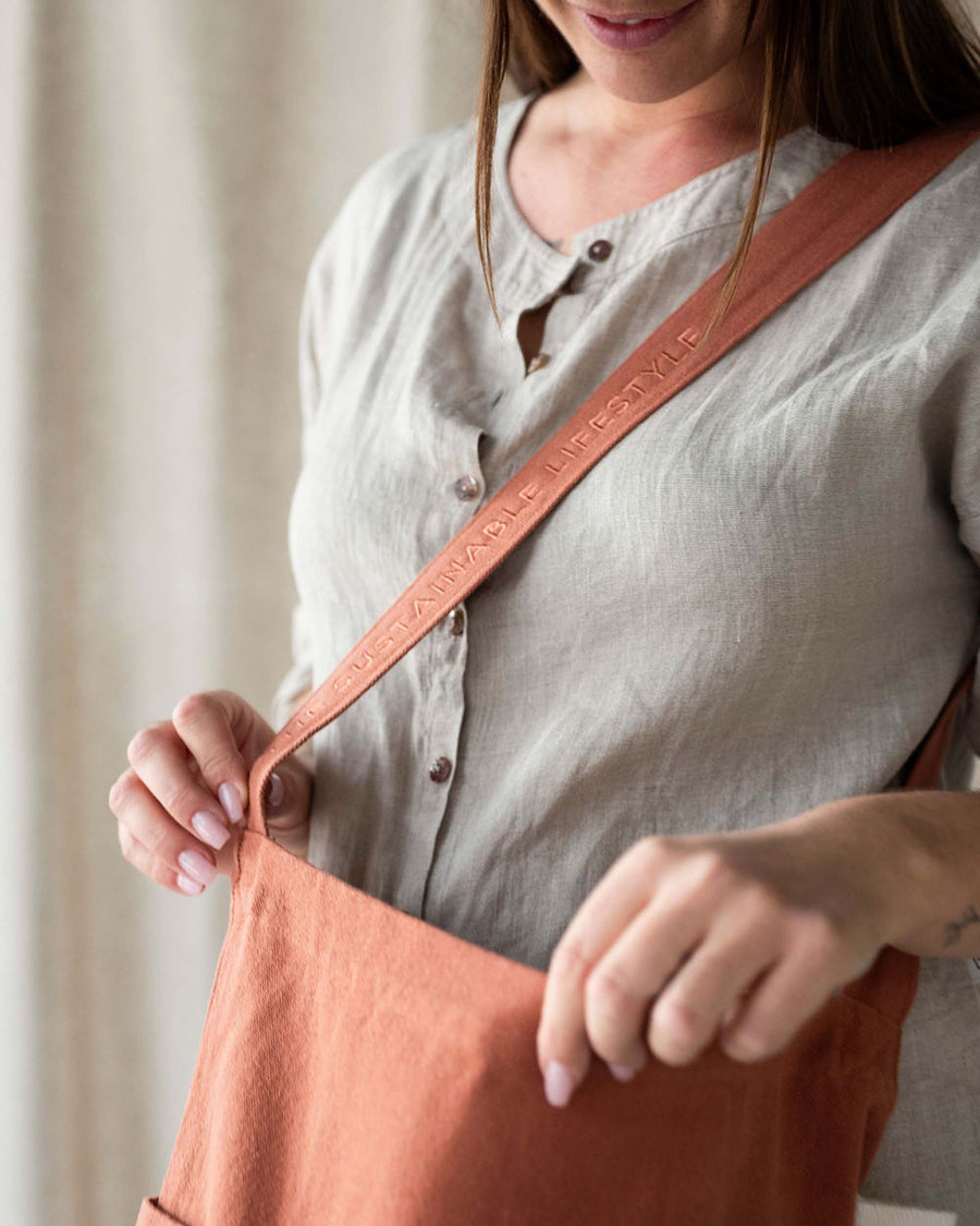 Mira Canvas Bag - Copper Brown