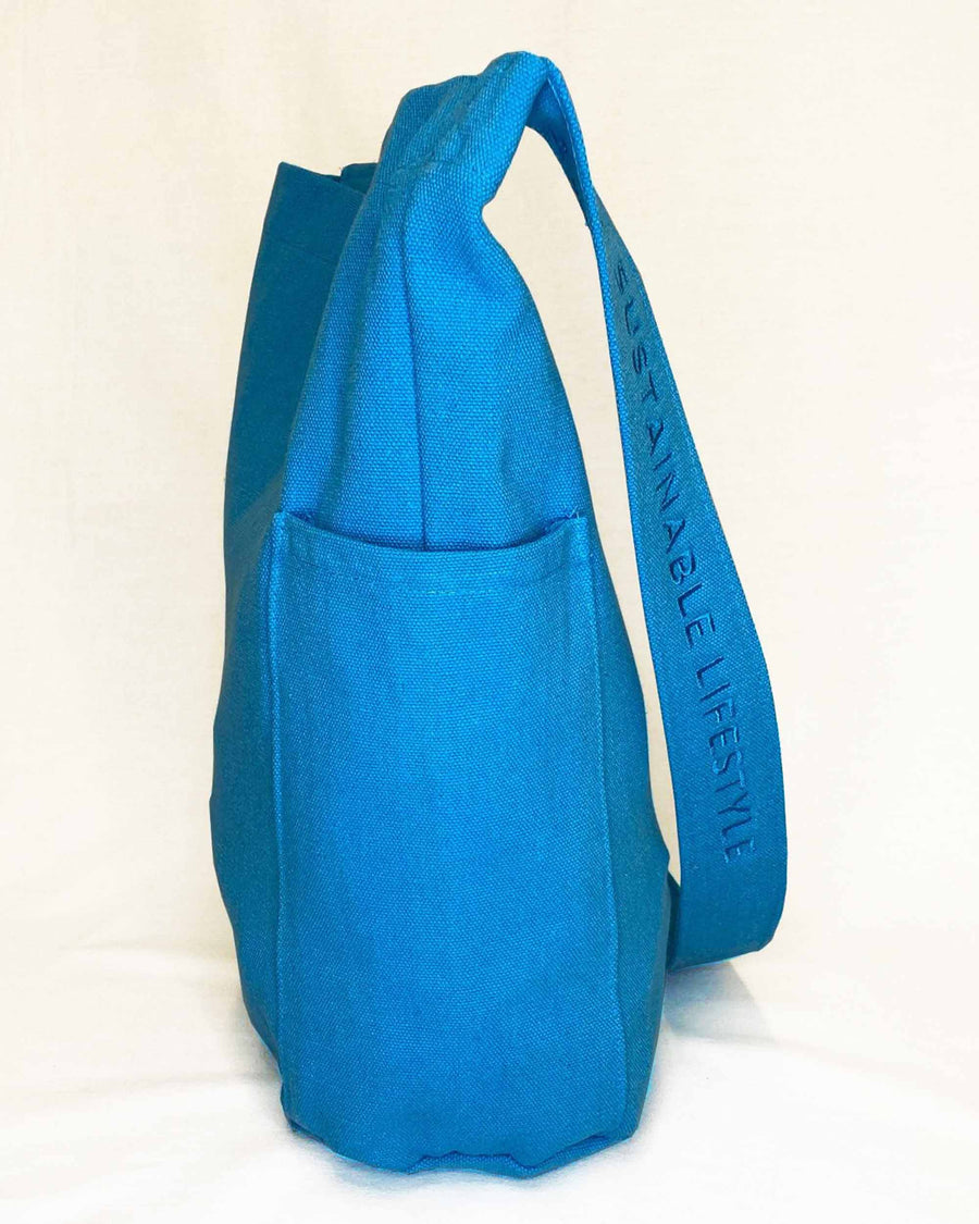 Mira Canvas Bag - Maui Blue