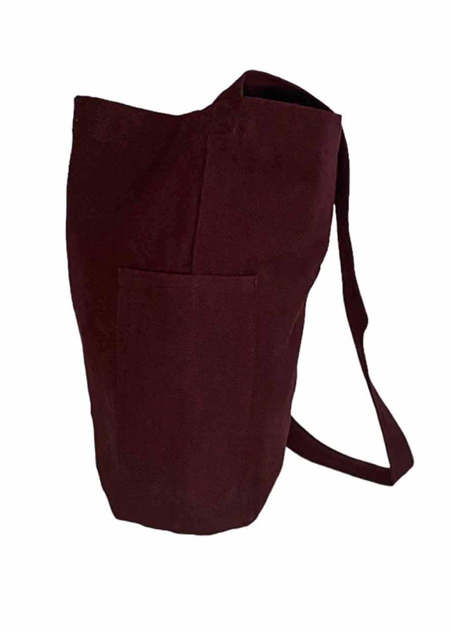 Mira Canvas Bag - Wine